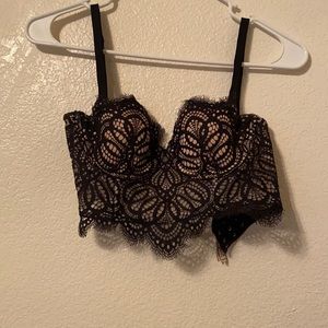 Victoria’s Secret lace bustier bra 32b